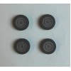 Wheels – Campagnolo HF type ( 4 pcs ) 3D print for Lancia Fulvia 1/24